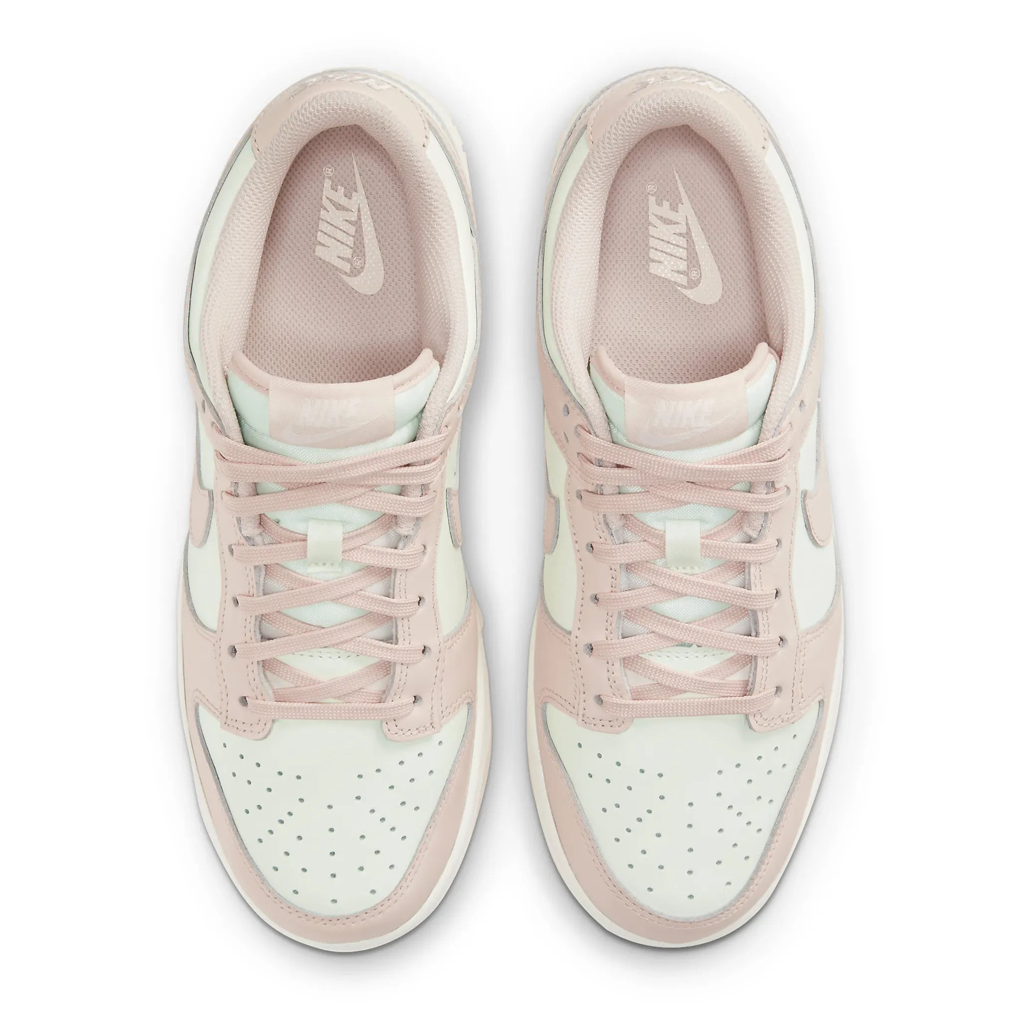 Top view of Nike Dunk Low Retro Orange Pearl (W) DD1503-102